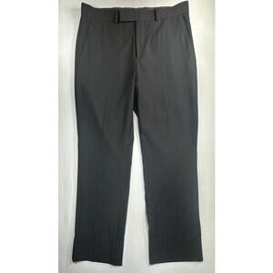 Kenneth Cole Reaction Pinstripe Dress Pants Black Mens 33/30